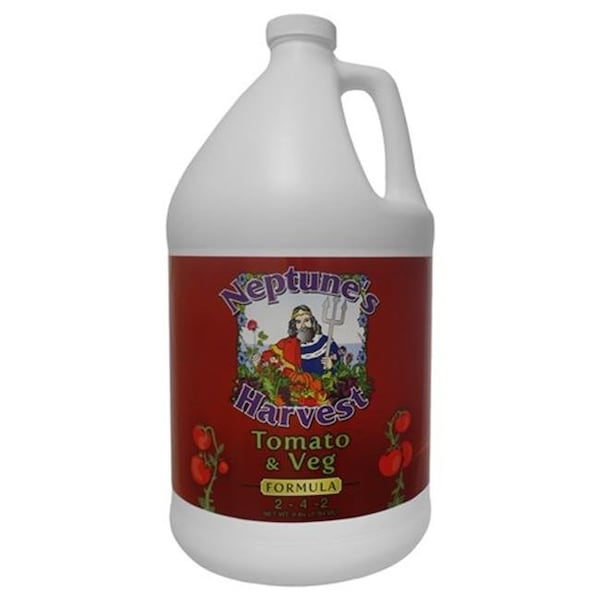 Neptunes Harvest 142 oz Red Label Gallon Tomato & Veg Formula Fertilizer - Pack of 4 TV 191 - main
